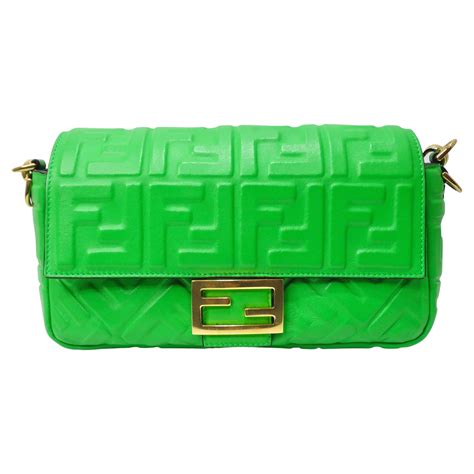 green fendi baguette|genuine Fendi baguette.